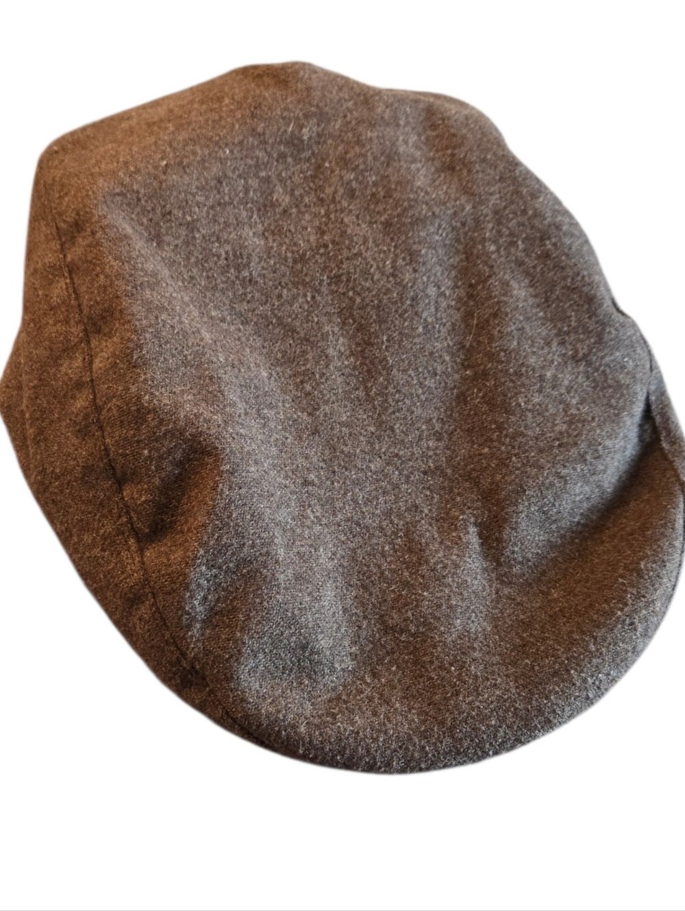 Thinsulate Classic Wool Flat Cap in Charcoal Brown Size Xl